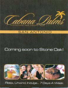 Cabana Palms Teaser Flyer